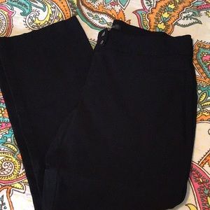 Black Straight Leg Trouser